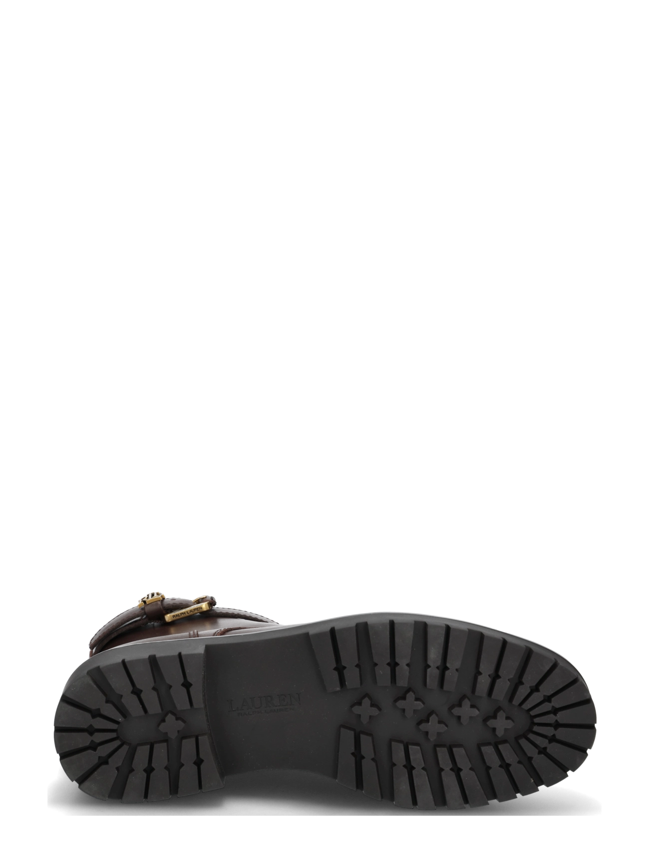 Lauren Ralph Lauren - SMOOTH CALF-ALLYSON LOGO-BO-BTE - stiefeletten mit absatz - chestnut brown - 4