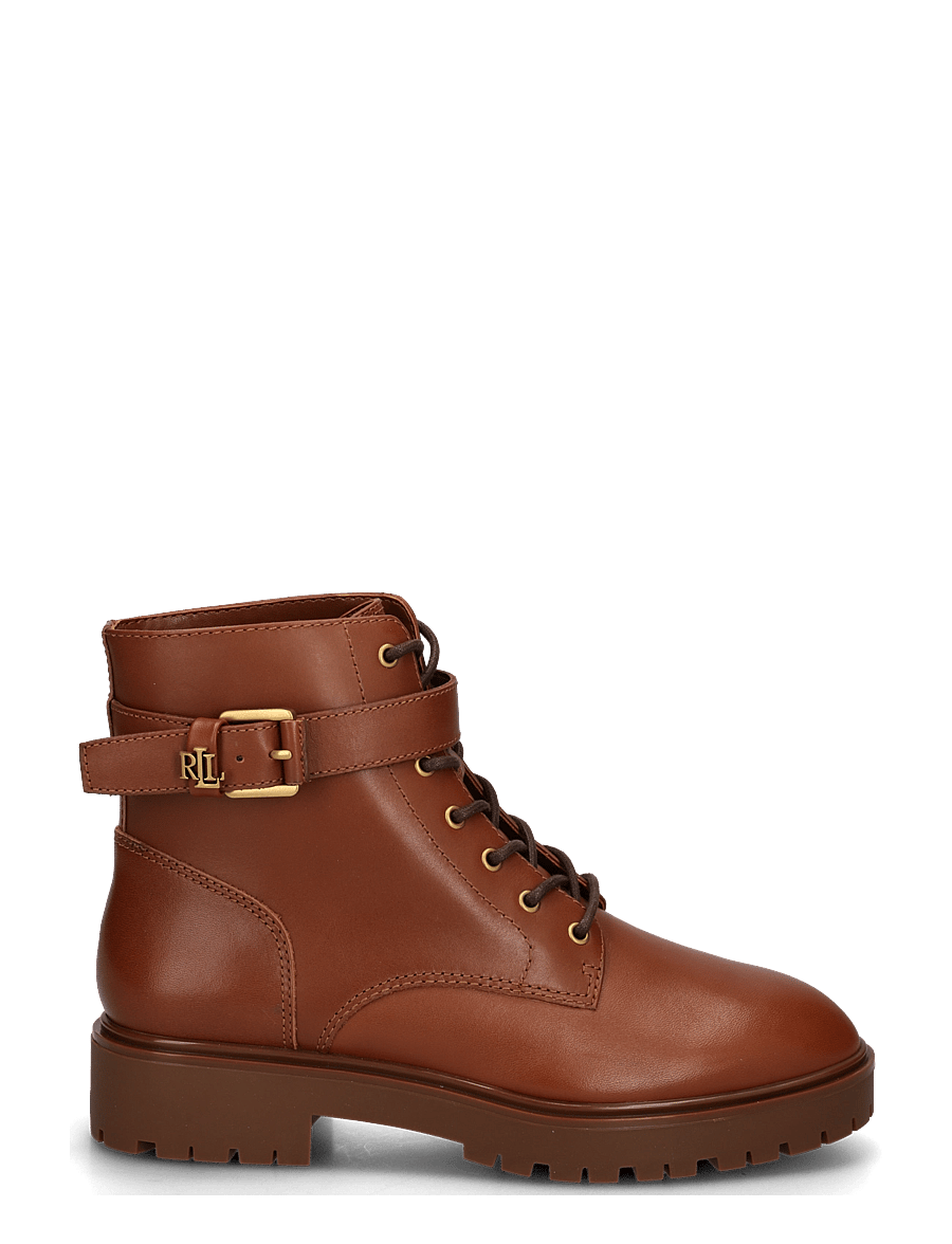Lauren Ralph Lauren - SMOOTH CALF-ALLYSON LOGO-BO-BTE - stiefeletten mit absatz - lauren tan - 1