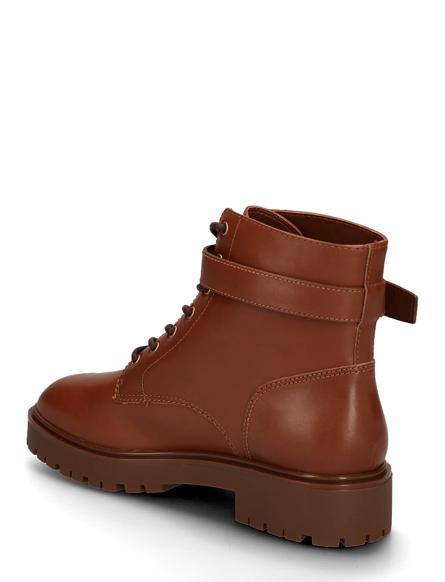 Lauren Ralph Lauren - Allyson Calfskin Logo-Keeper Bootie - stiefeletten mit absatz - lauren tan - 2