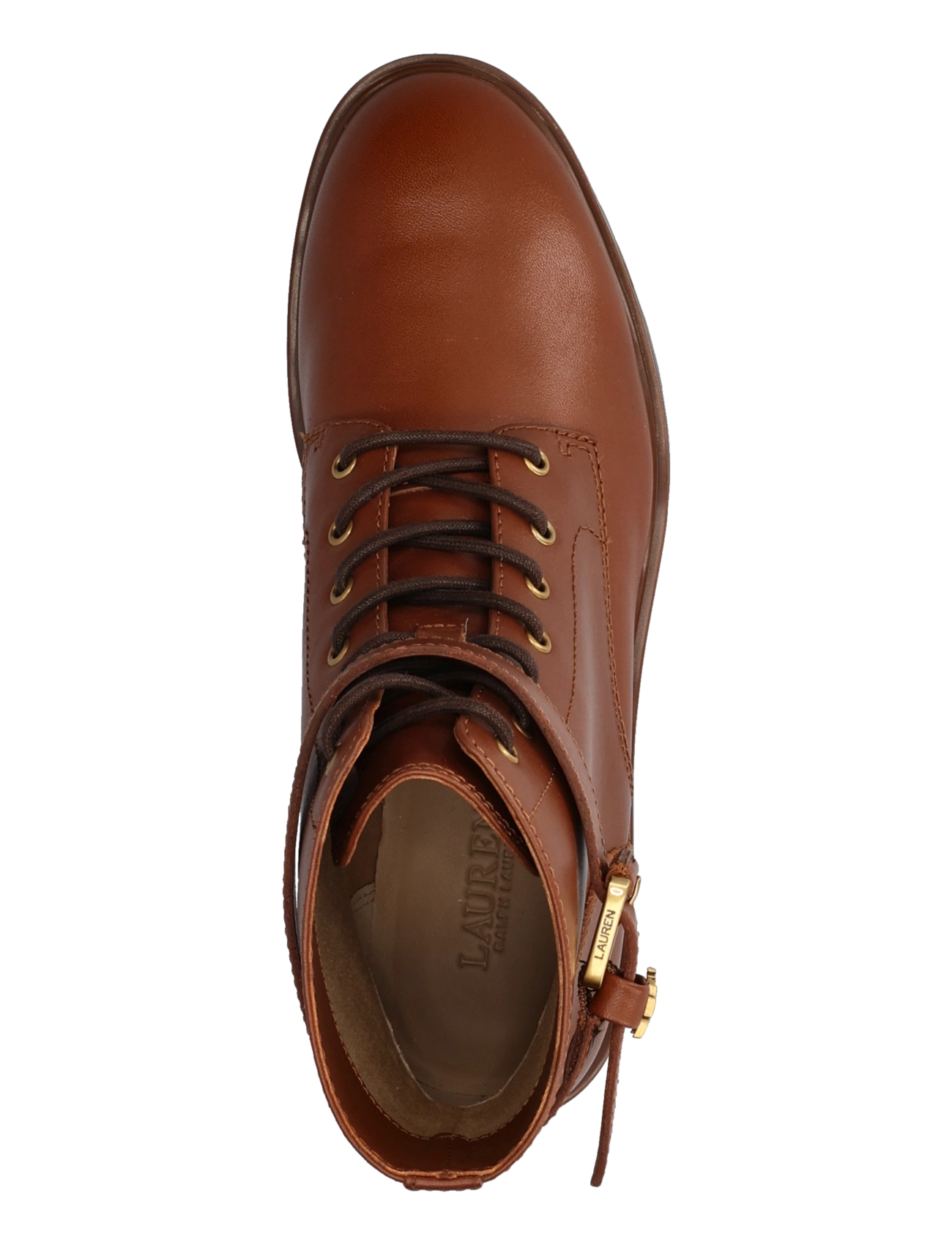 Lauren Ralph Lauren - SMOOTH CALF-ALLYSON LOGO-BO-BTE - lauren tan - 3