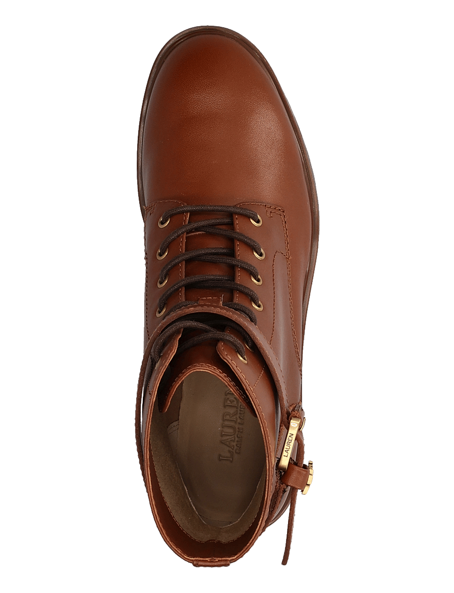Lauren Ralph Lauren - SMOOTH CALF-ALLYSON LOGO-BO-BTE - stiefeletten mit absatz - lauren tan - 3