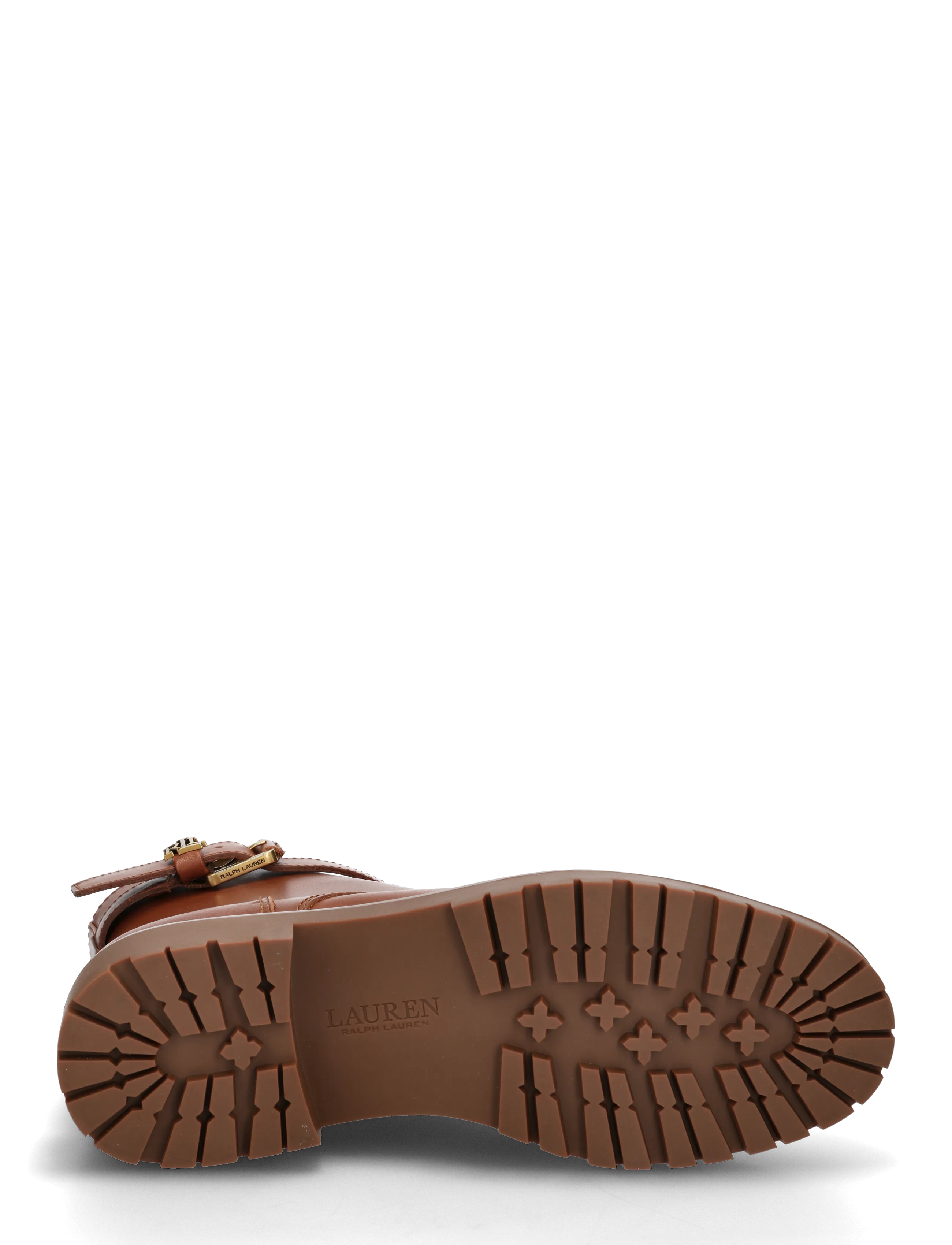 Lauren Ralph Lauren - Allyson Calfskin Logo-Keeper Bootie - stiefeletten mit absatz - lauren tan - 4