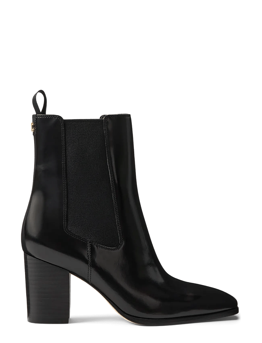 Lauren Ralph Lauren - GLAZED CALF-RLYN BTE HL-BO-BTE - støvletter - black - 0
