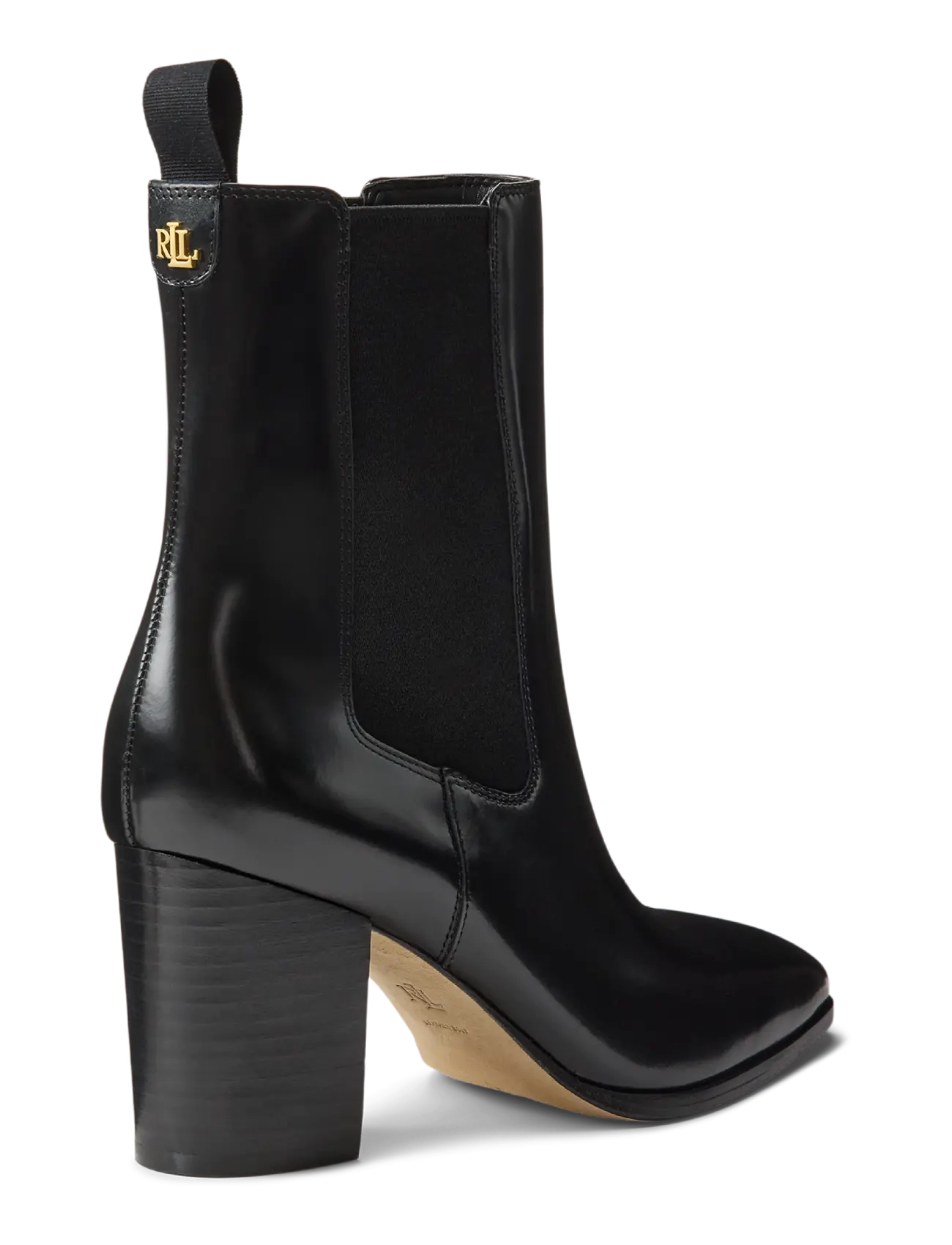 Lauren Ralph Lauren - GLAZED CALF-RLYN BTE HL-BO-BTE - støvletter - black - 1