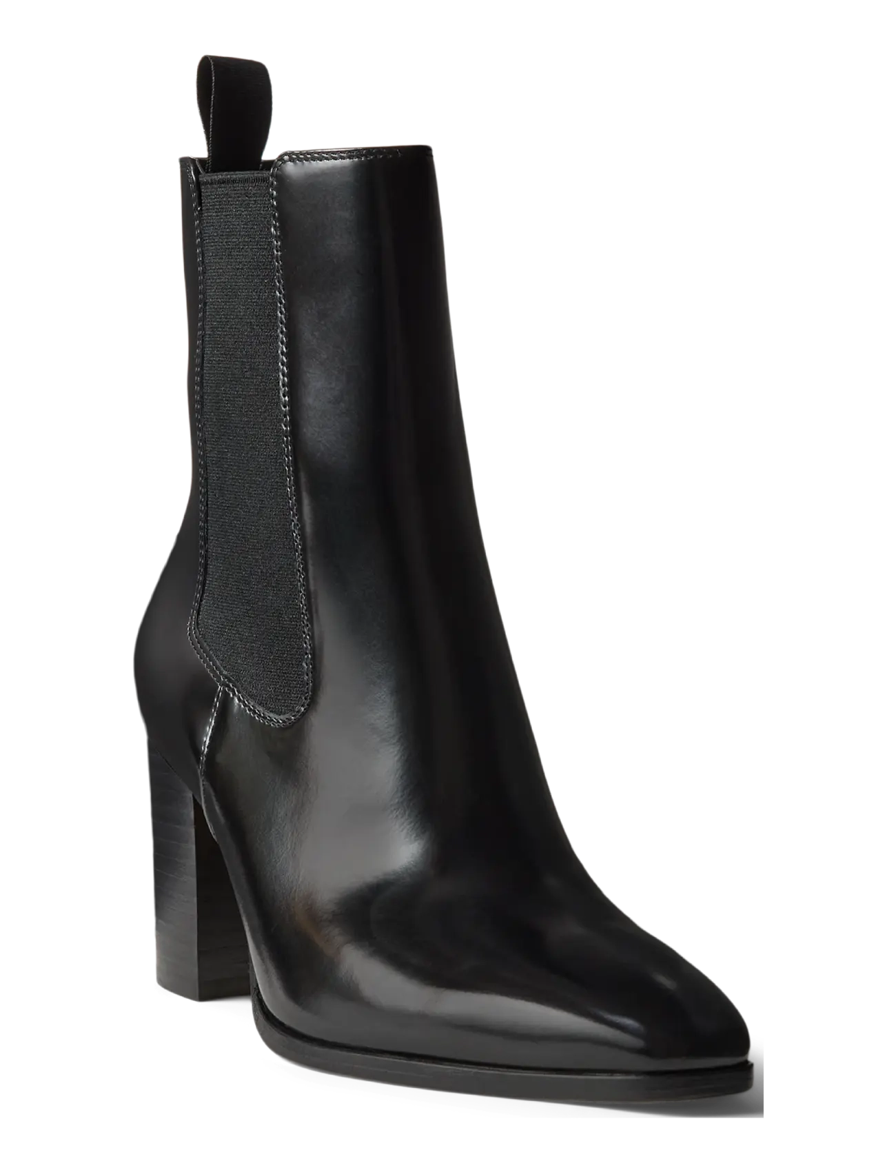 Lauren Ralph Lauren - GLAZED CALF-RLYN BTE HL-BO-BTE - støvletter - black - 2