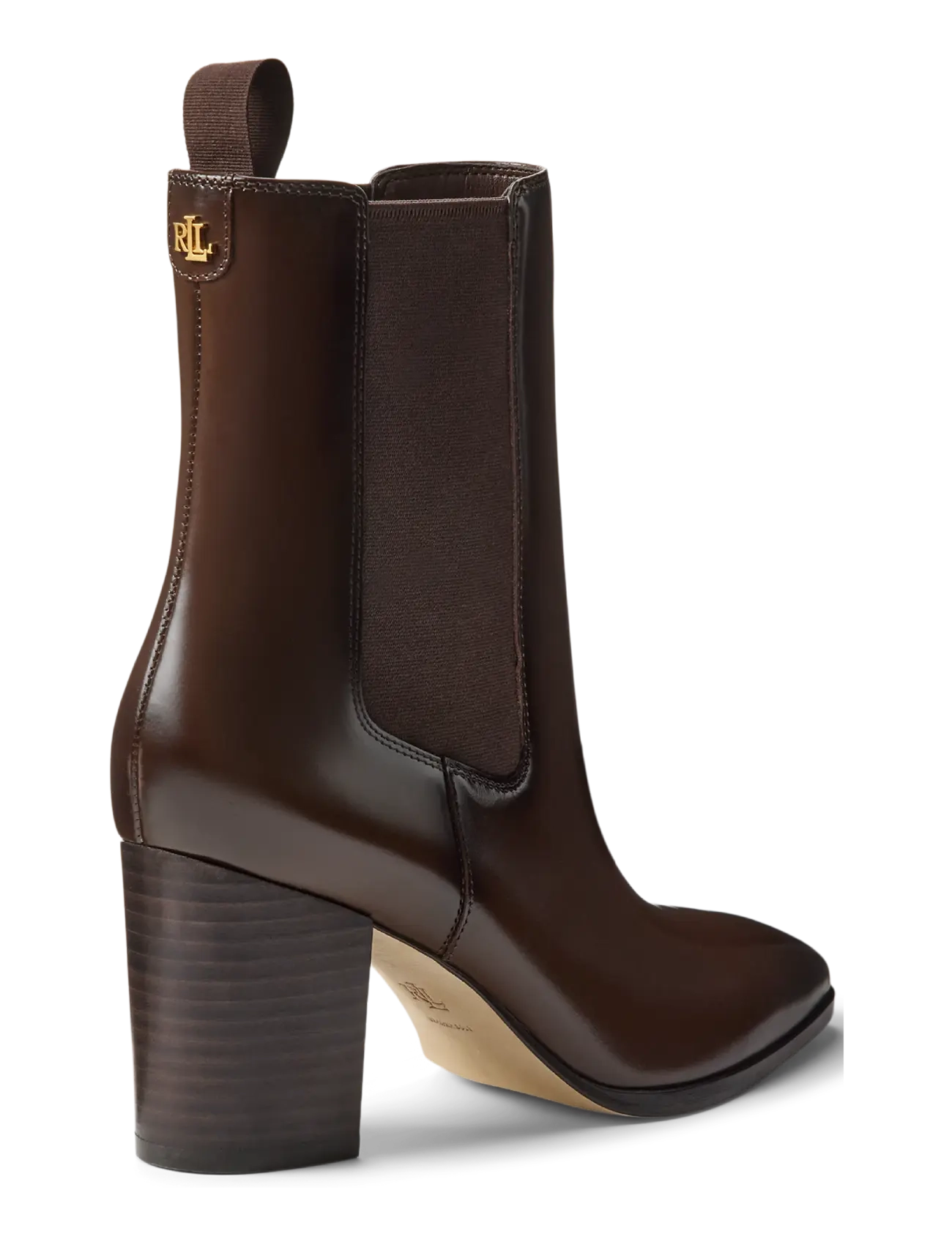 Lauren Ralph Lauren - GLAZED CALF-RLYN BTE HL-BO-BTE - chestnut brown - 1
