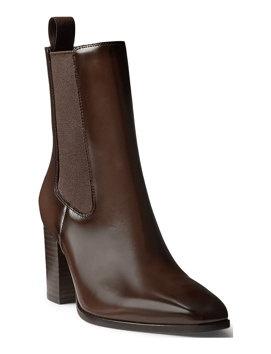 Lauren Ralph Lauren - GLAZED CALF-RLYN BTE HL-BO-BTE - chestnut brown - 3