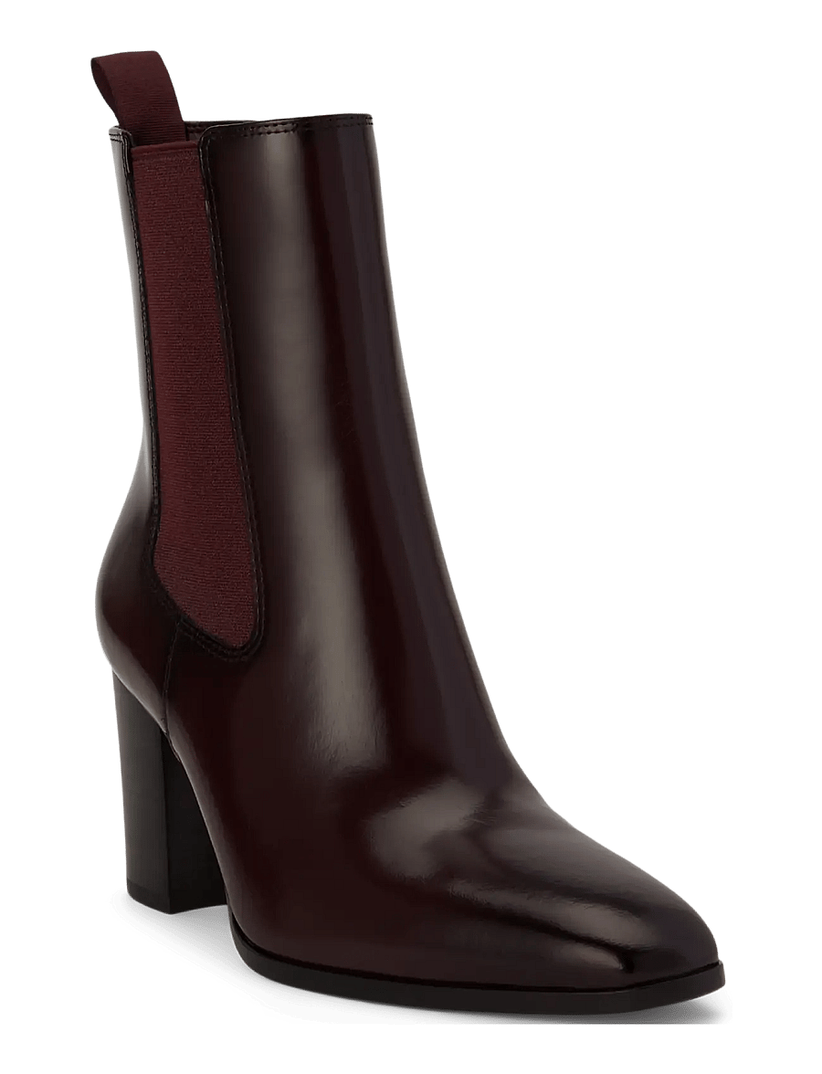 Lauren Ralph Lauren - GLAZED CALF-RLYN BTE HL-BO-BTE - stövletter - dark garnet - 3