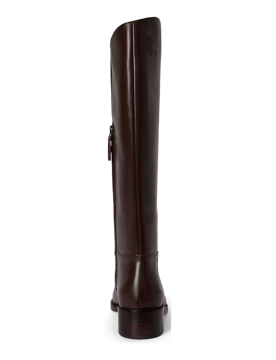 Lauren Ralph Lauren - SMOOTH CALF-KYLE-BO-TAL - langskaftede støvler - chestnut brown - 1