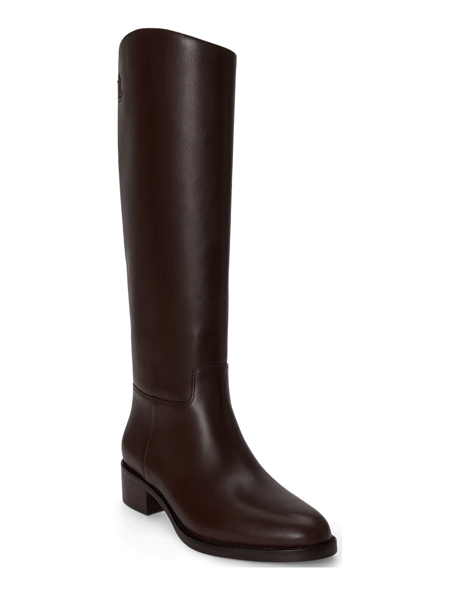 Lauren Ralph Lauren - SMOOTH CALF-KYLE-BO-TAL - langskaftede støvler - chestnut brown - 2