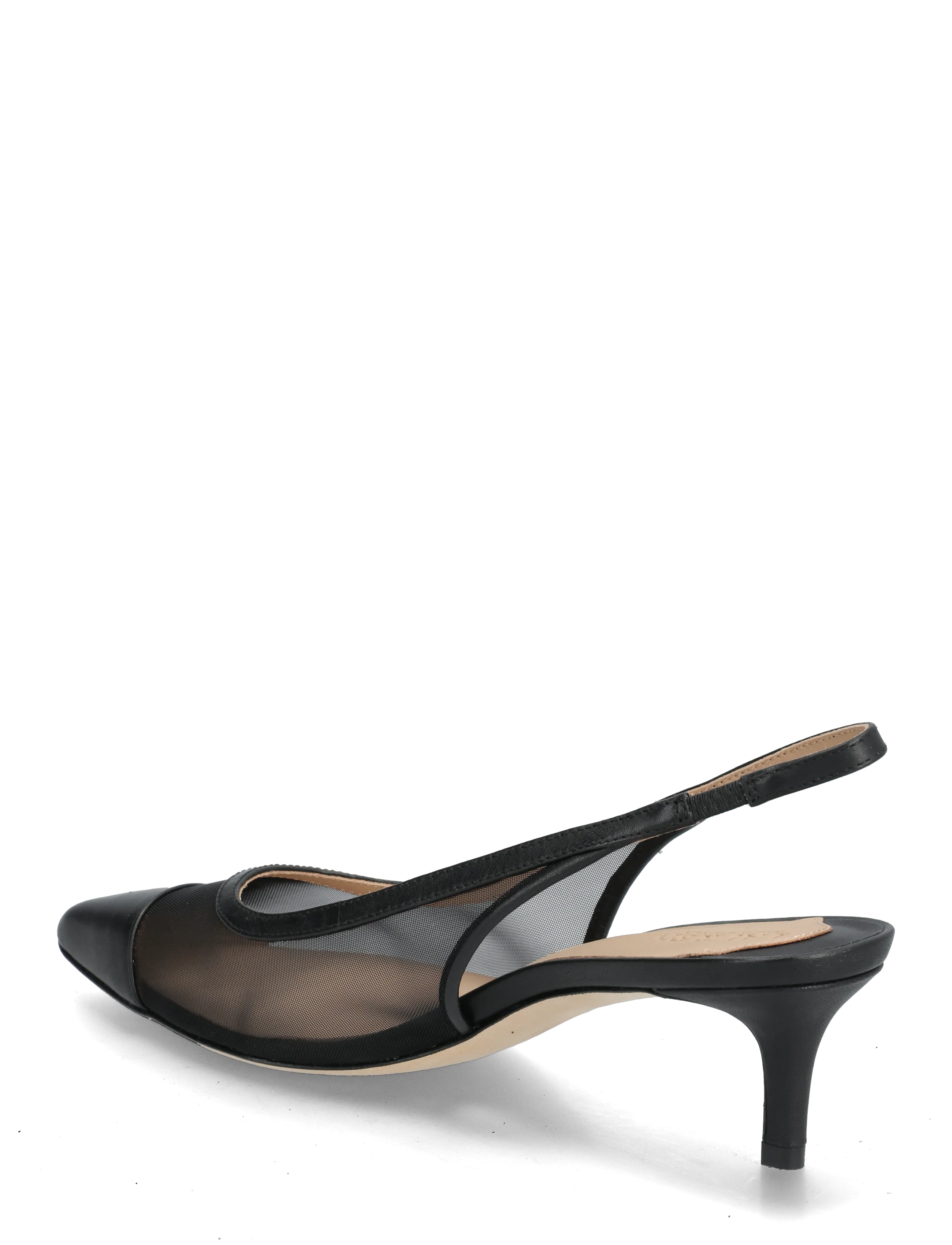 Lolah Ii Mesh & Nappa Slingback Pump 3