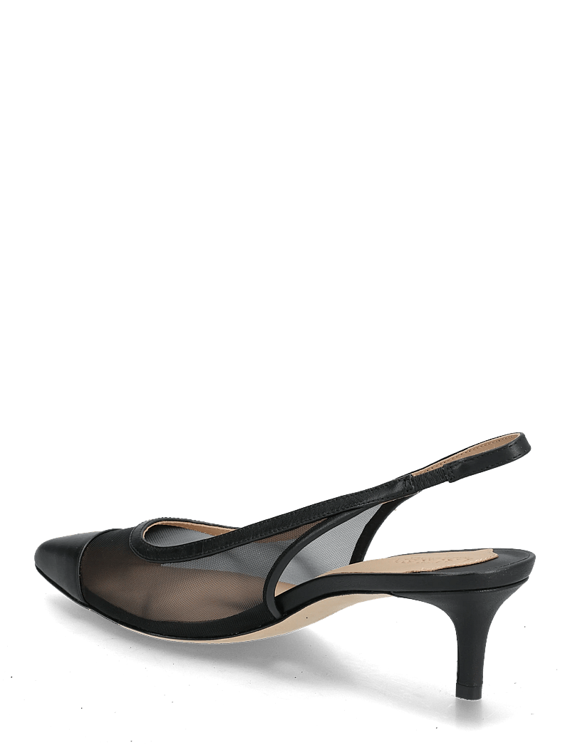 Lauren Ralph Lauren - TRNSPRT MSH/SFT NPP-LOLAH CP TOE-PM - slingbacks mit absatz - black - 2
