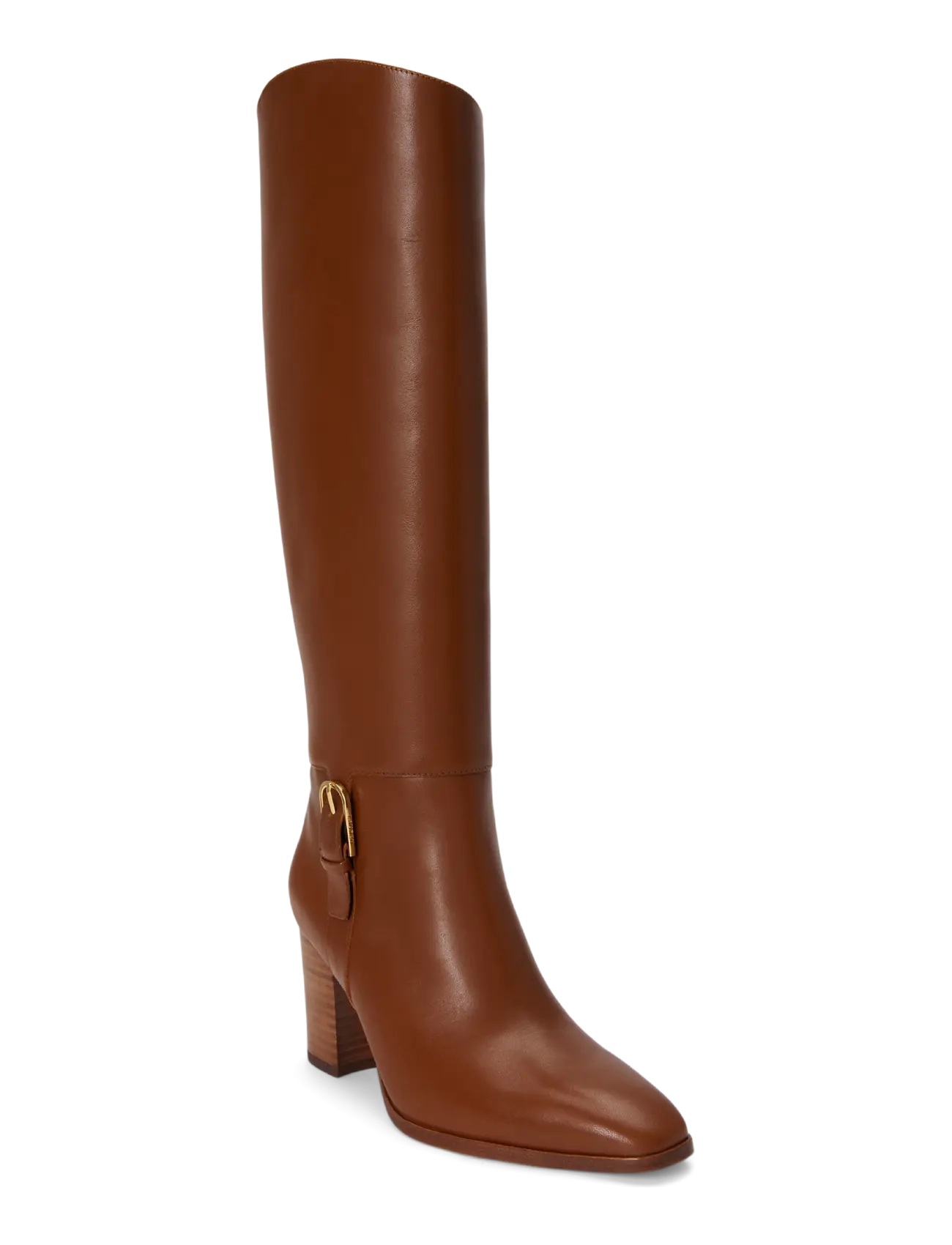 Lauren Ralph Lauren - SMOOTH CALF-RLYN BK T HL-BO-TAL - knähöga stövlar - lauren tan - 2
