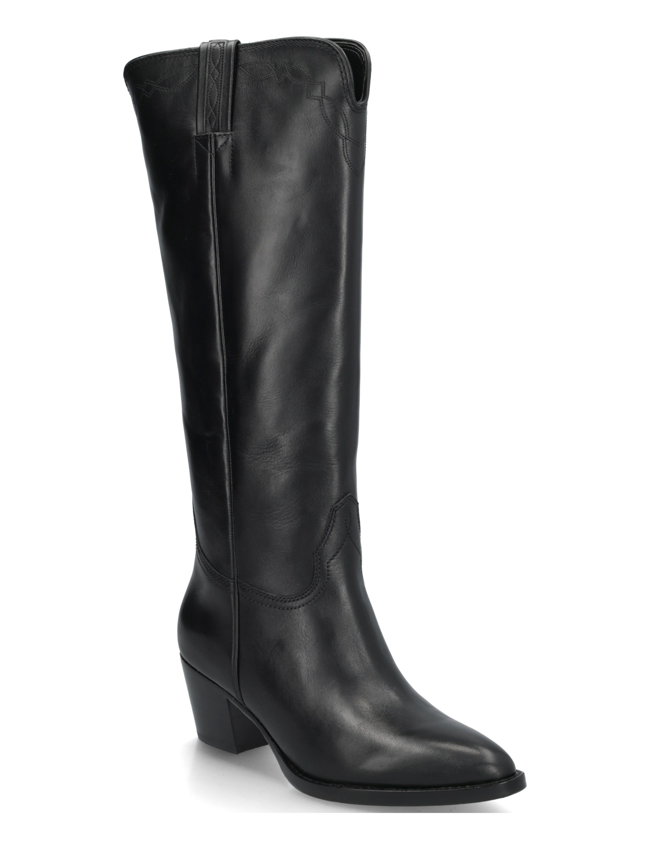 Lauren Ralph Lauren SMTH CLF/SMTH CLF-HARPHER TALL-BO-T - Tall boots - BLACK/BLACK / black