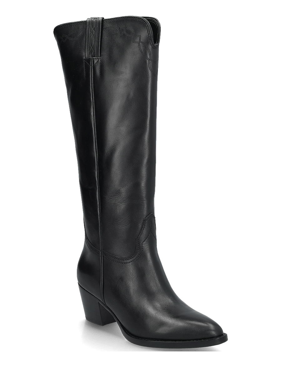 Lauren Ralph Lauren - SMTH CLF/SMTH CLF-HARPHER TALL-BO-T - knee high boots - black/black - 0