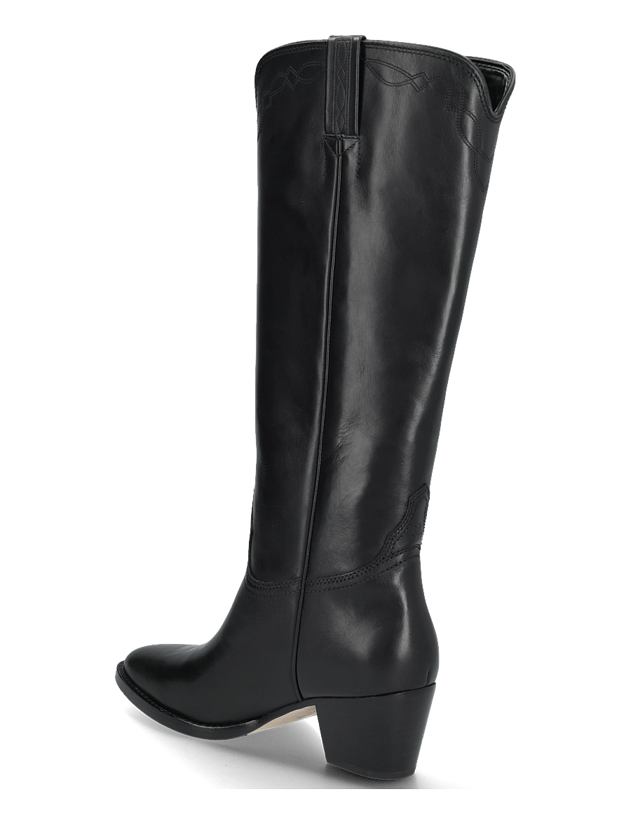 Lauren Ralph Lauren - SMTH CLF/SMTH CLF-HARPHER TALL-BO-T - knee high boots - black/black - 1