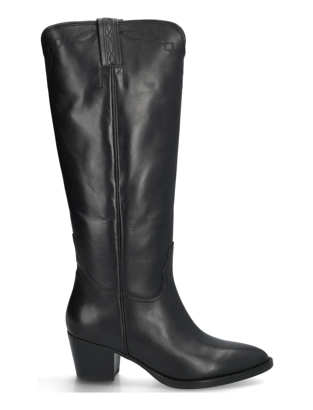 Lauren Ralph Lauren - SMTH CLF/SMTH CLF-HARPHER TALL-BO-T - knee high boots - black/black - 2