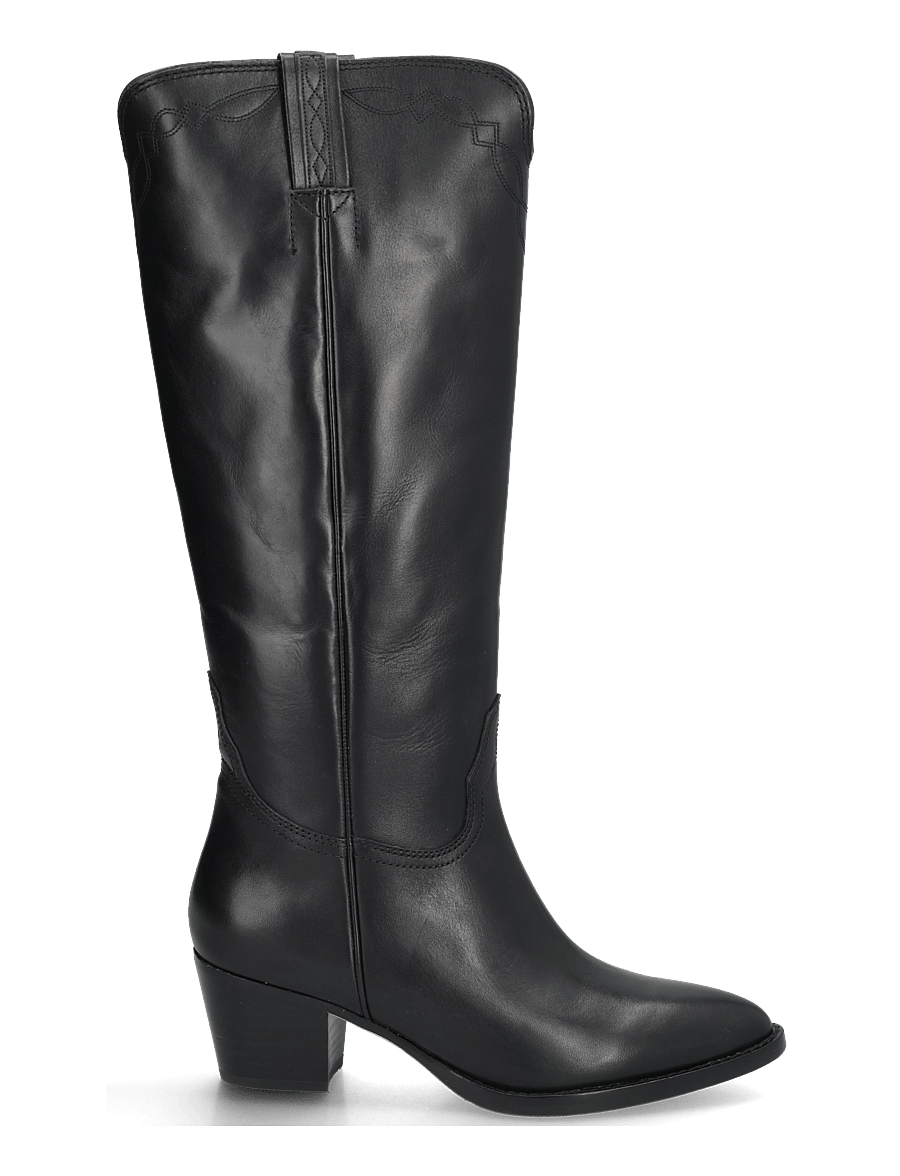 Lauren Ralph Lauren - SMTH CLF/SMTH CLF-HARPHER TALL-BO-T - knee high boots - black/black - 2