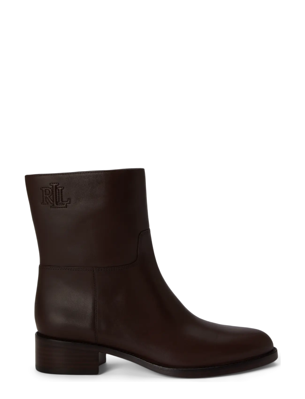 Lauren Ralph Lauren Smooth Calf-Kyle Bte Hl-Bo-Bte, Kvinder, Ankelstøvle, Brun, Str: 38