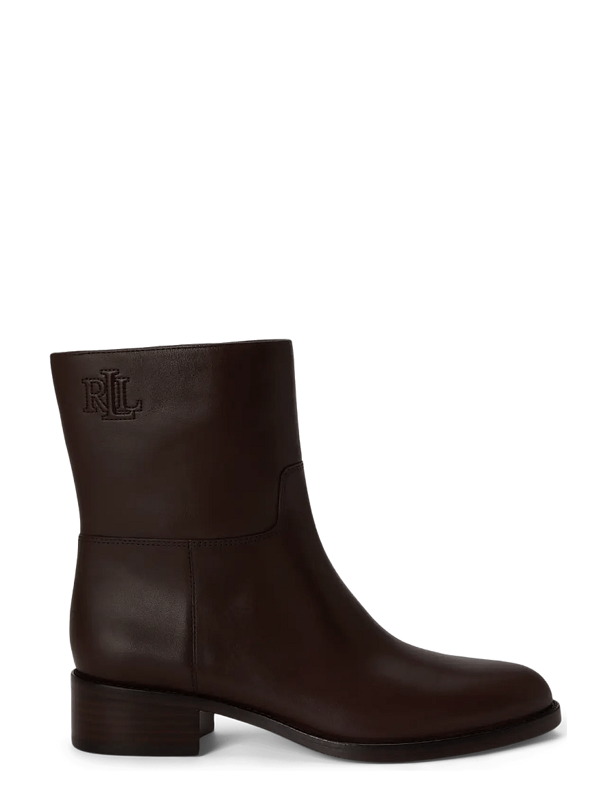 Lauren Ralph Lauren - SMOOTH CALF-KYLE BTE HL-BO-BTE - støvletter - chestnut brown - 0
