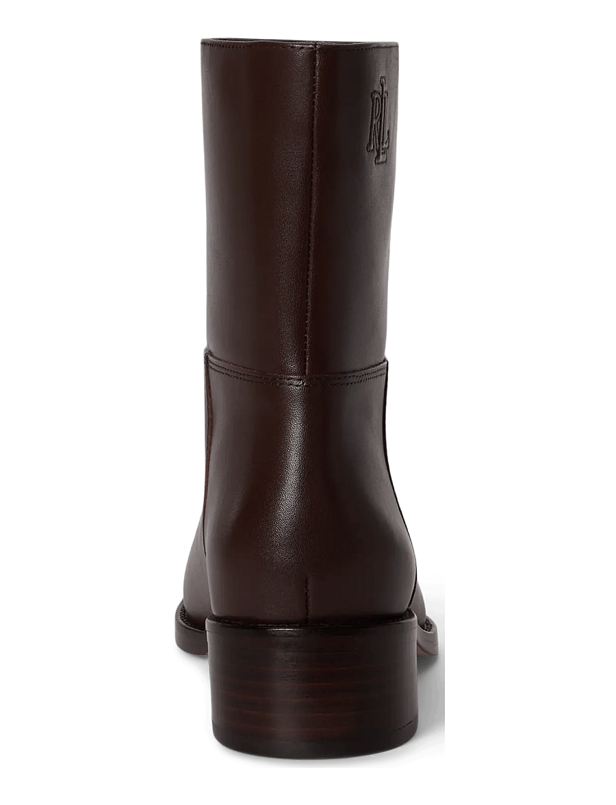 Lauren Ralph Lauren - SMOOTH CALF-KYLE BTE HL-BO-BTE - støvletter - chestnut brown - 1