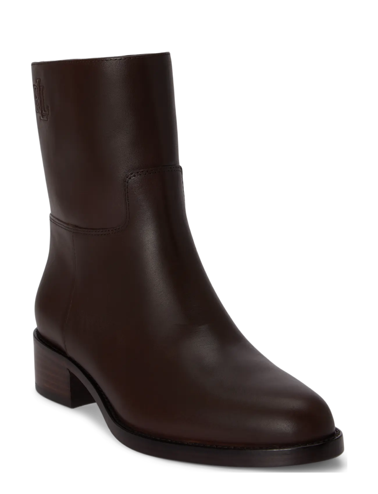 Lauren Ralph Lauren - SMOOTH CALF-KYLE BTE HL-BO-BTE - støvletter - chestnut brown - 3
