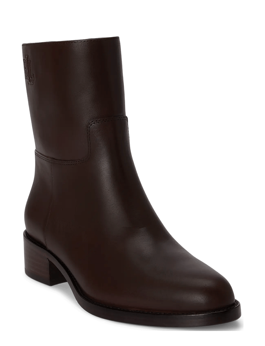 Lauren Ralph Lauren - SMOOTH CALF-KYLE BTE HL-BO-BTE - støvletter - chestnut brown - 3