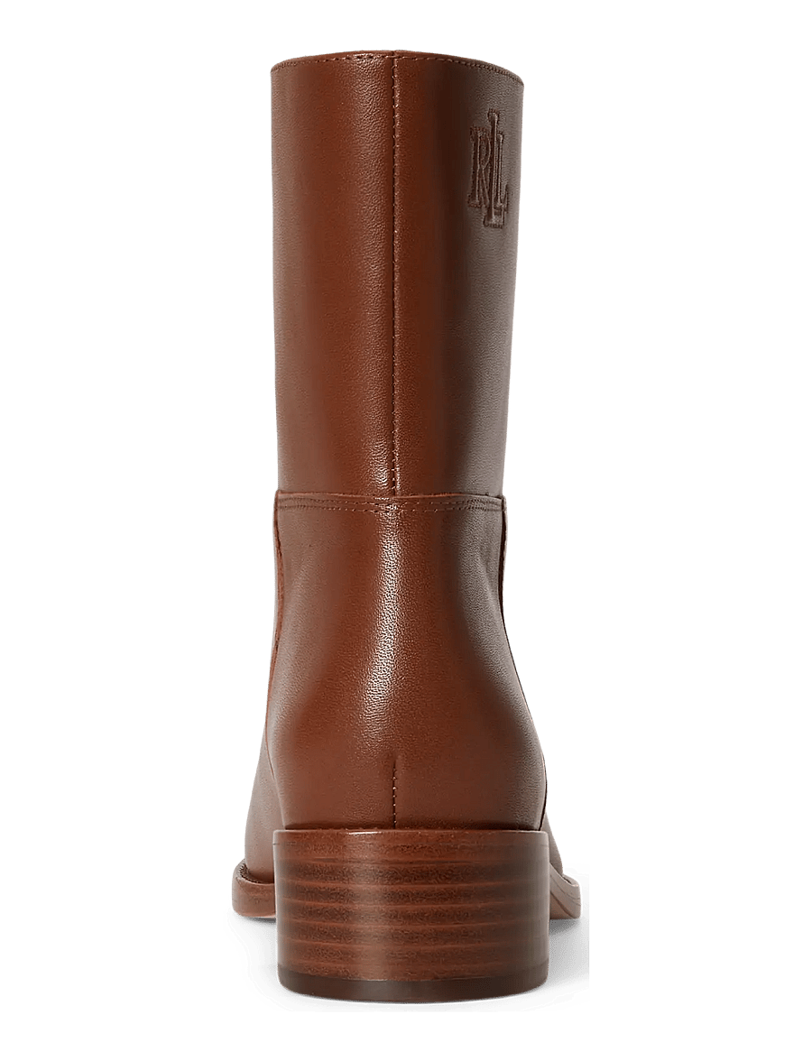 Lauren Ralph Lauren - SMOOTH CALF-KYLE BTE HL-BO-BTE - stiefeletten mit absatz - lauren tan - 1