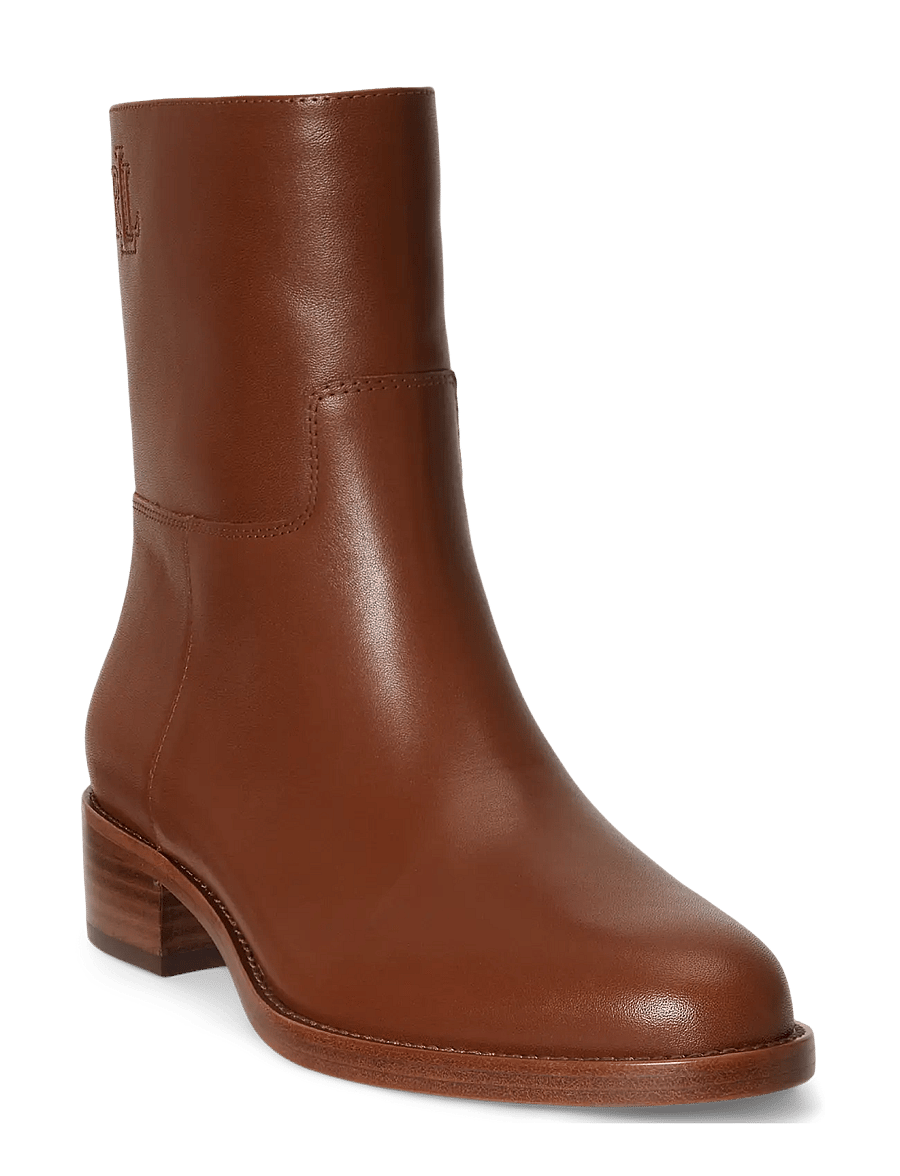 Lauren Ralph Lauren - SMOOTH CALF-KYLE BTE HL-BO-BTE - stiefeletten mit absatz - lauren tan - 2