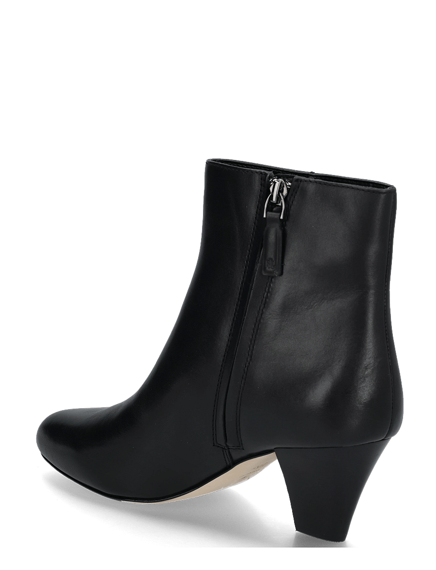 Lauren Ralph Lauren - SMOOTH CALF-EMRSYN BT HL-BO-BTE - heeled ankle boots - black - 1