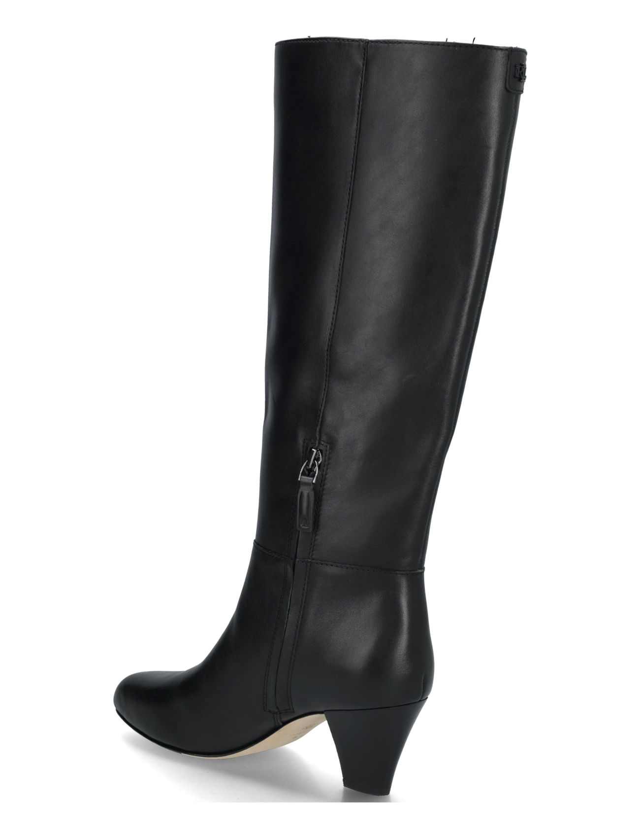 Lauren Ralph Lauren - SMOOTH CALF-EMRSYN TL HL-BO-TAL - langskaftede støvler - black - 1