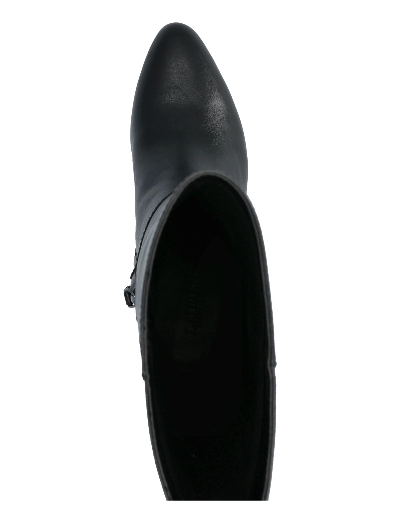 Lauren Ralph Lauren - SMOOTH CALF-EMRSYN TL HL-BO-TAL - langskaftede støvler - black - 3