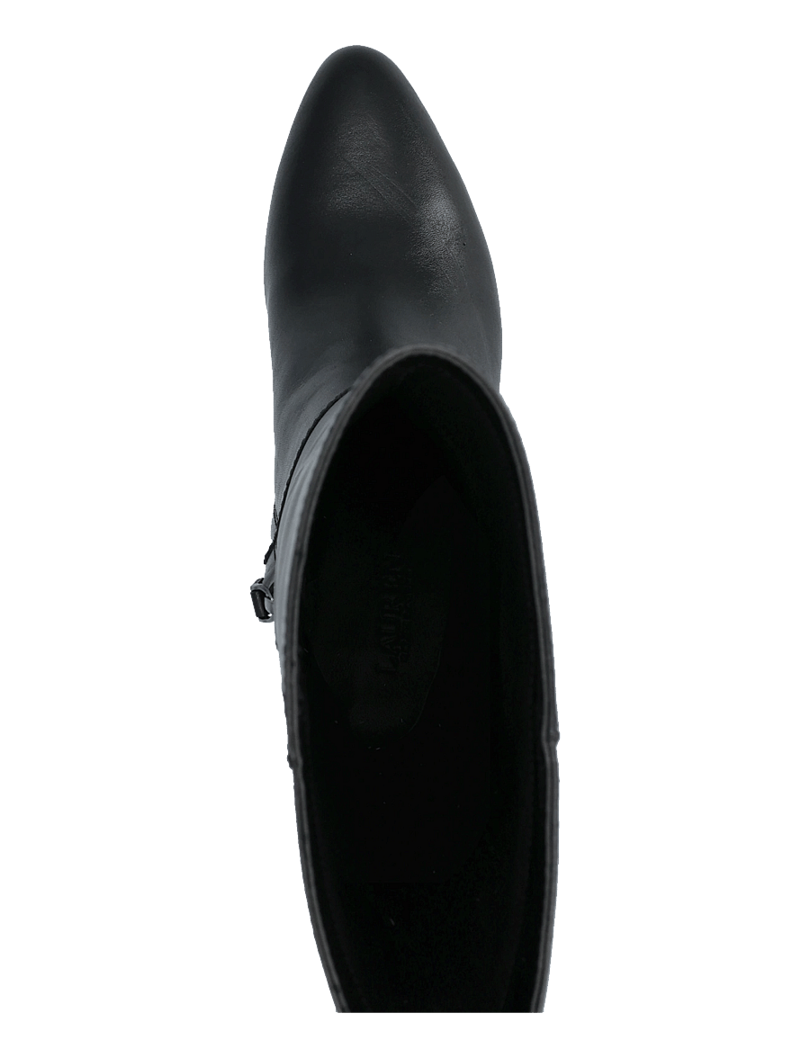 Lauren Ralph Lauren - SMOOTH CALF-EMRSYN TL HL-BO-TAL - langskaftede støvler - black - 3