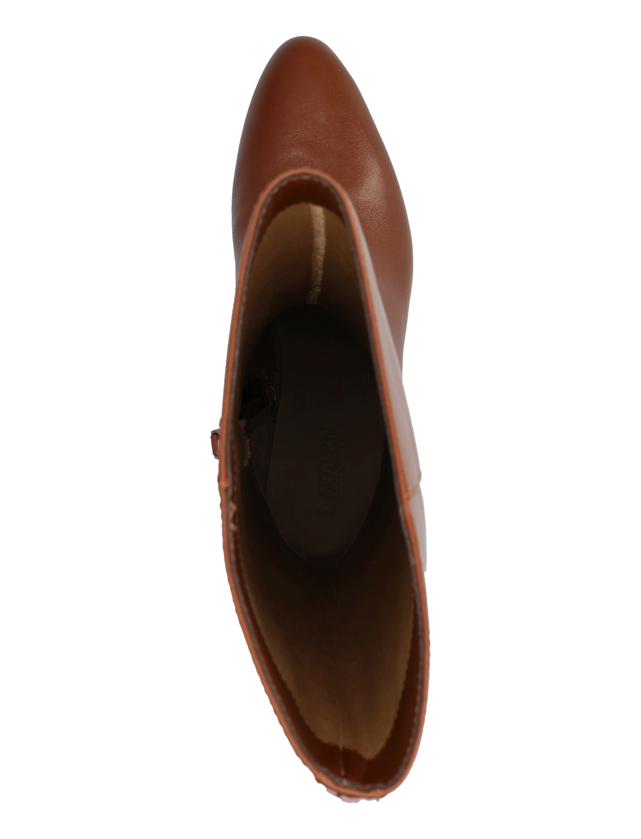 Lauren Ralph Lauren - SMOOTH CALF-EMRSYN TL HL-BO-TAL - langskaftede støvler - lauren tan - 3