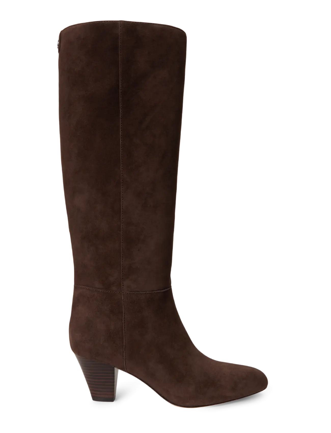 Lauren Ralph Lauren Emersyn Suede Tall Boot -  - CHESTNUT BROWN / brown