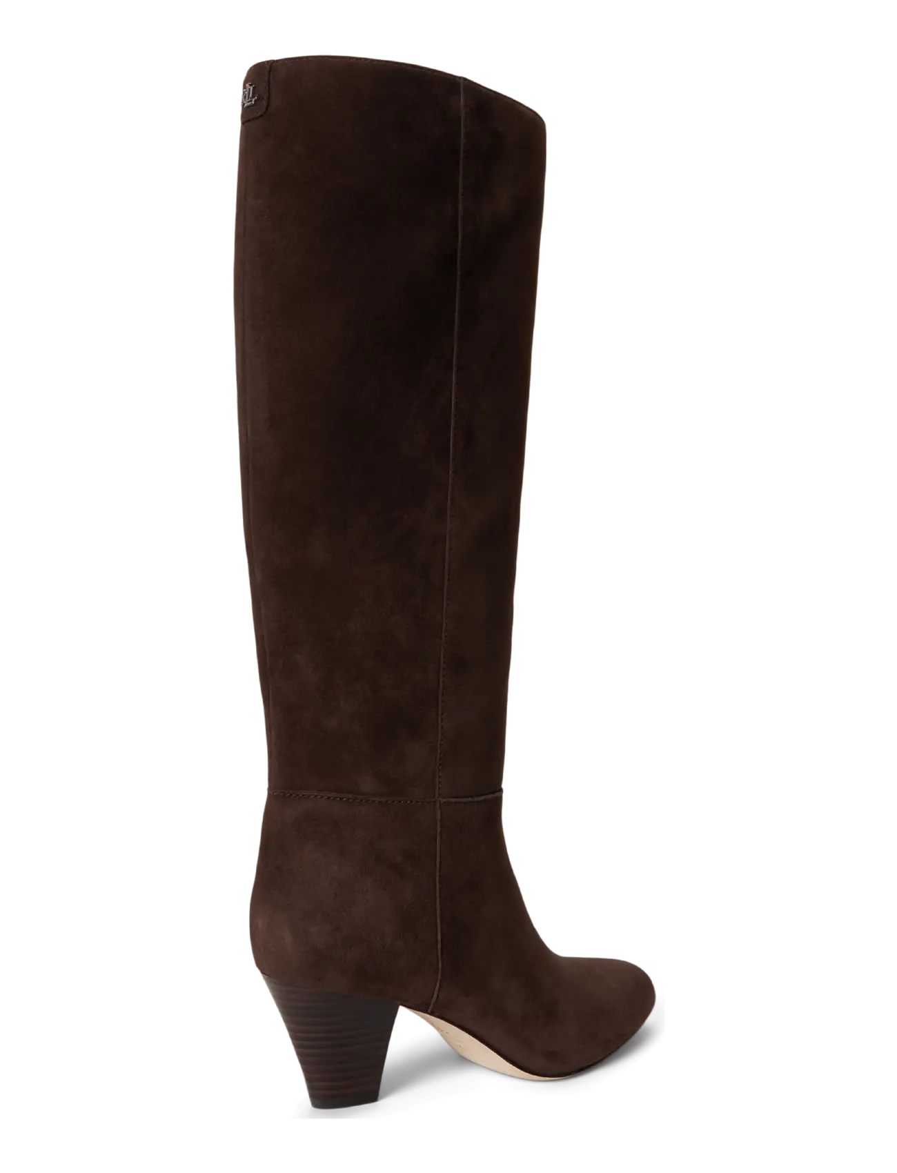 Lauren Ralph Lauren - Emersyn Suede Tall Boot - kniehohe stiefel - chestnut brown - 1