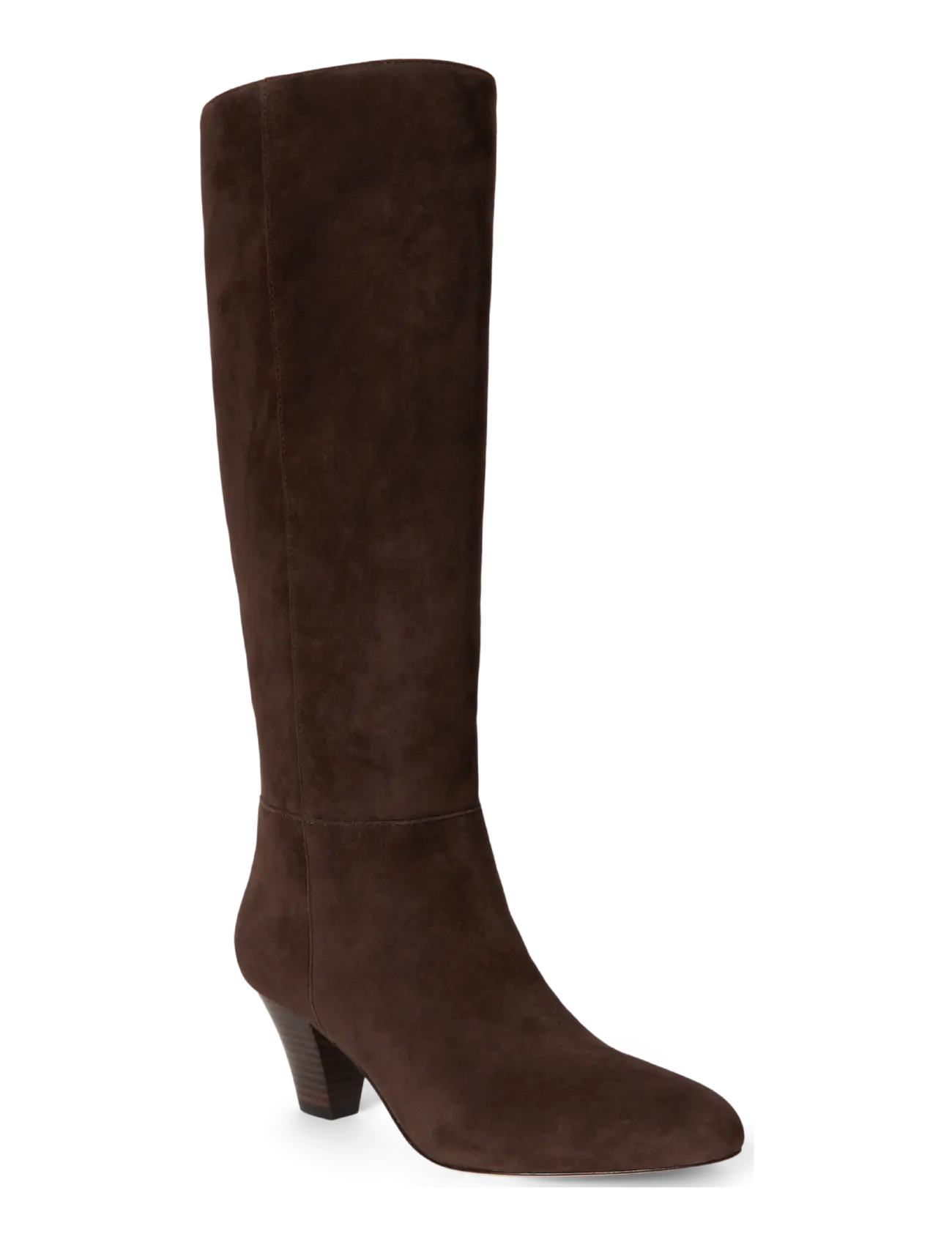 Lauren Ralph Lauren - Emersyn Suede Tall Boot - kniehohe stiefel - chestnut brown - 2