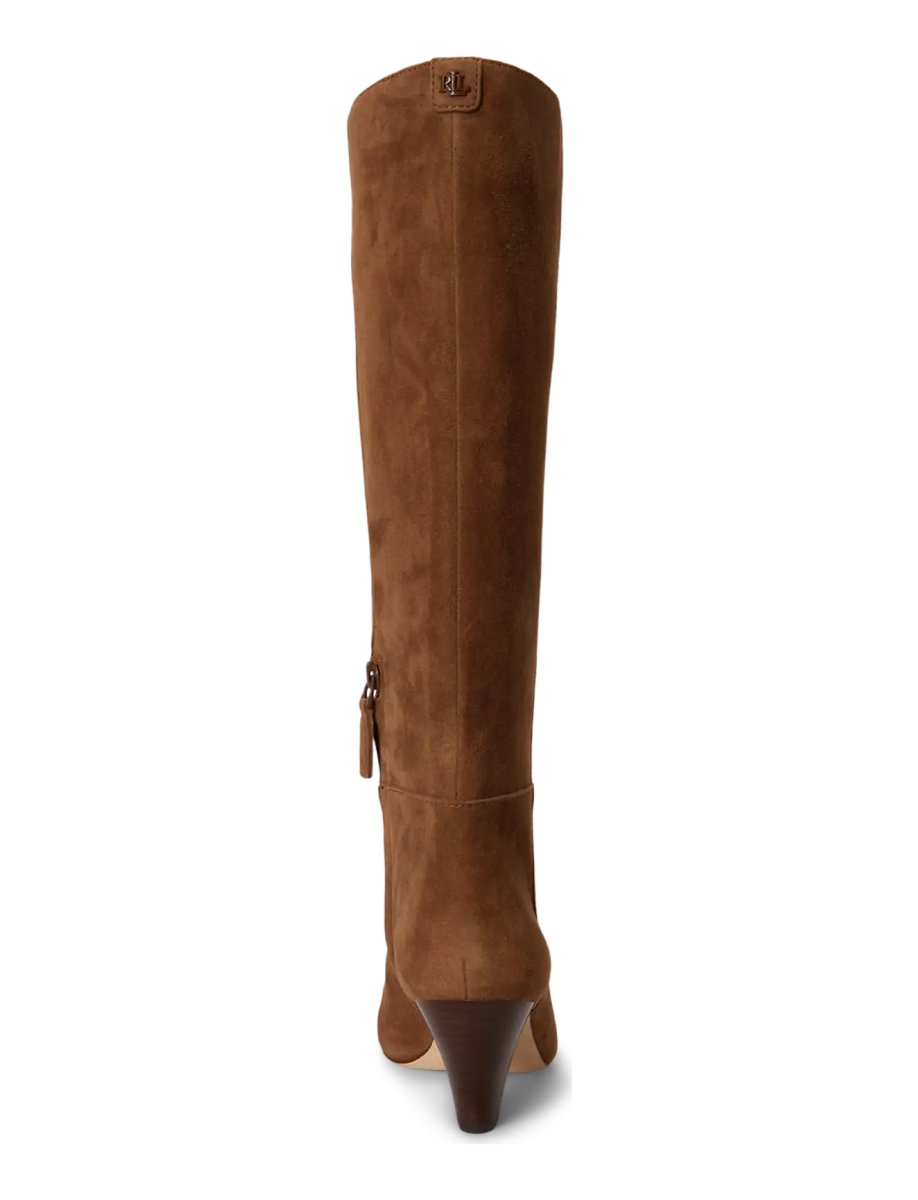 Lauren Ralph Lauren - Emersyn Suede Tall Boot - knähöga stövlar - light tobacco - 1