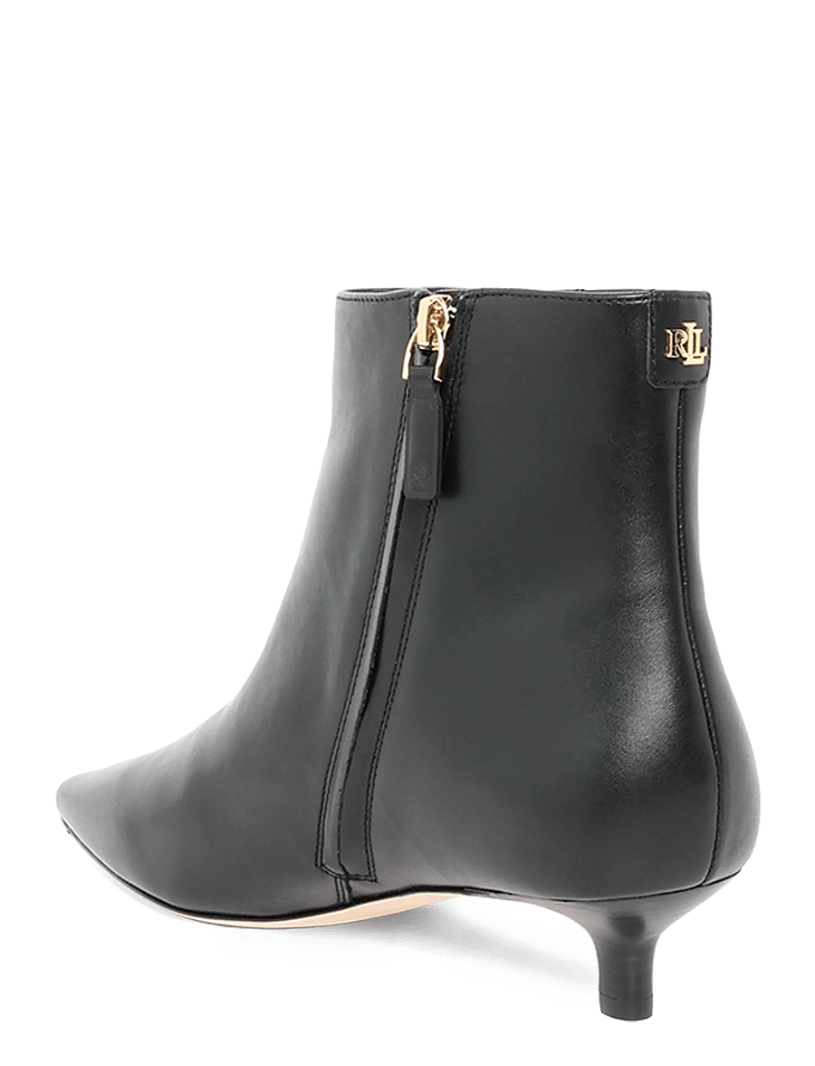 Lauren Ralph Lauren - SMOOTH CALF-FRNCSA BT HL-BO-BTE - stiefeletten mit absatz - black - 1
