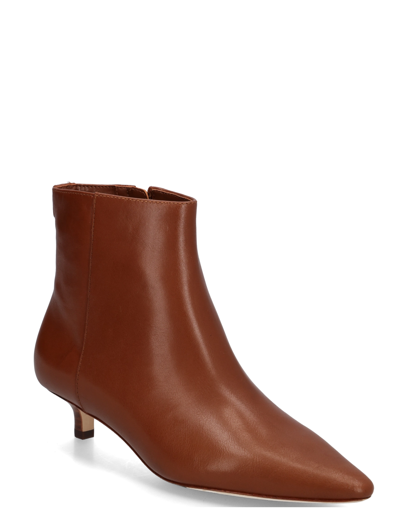 Lauren Ralph Lauren SMOOTH CALF-FRNCSA BT HL-BO-BTE - Støvletter - LAUREN TAN / brown