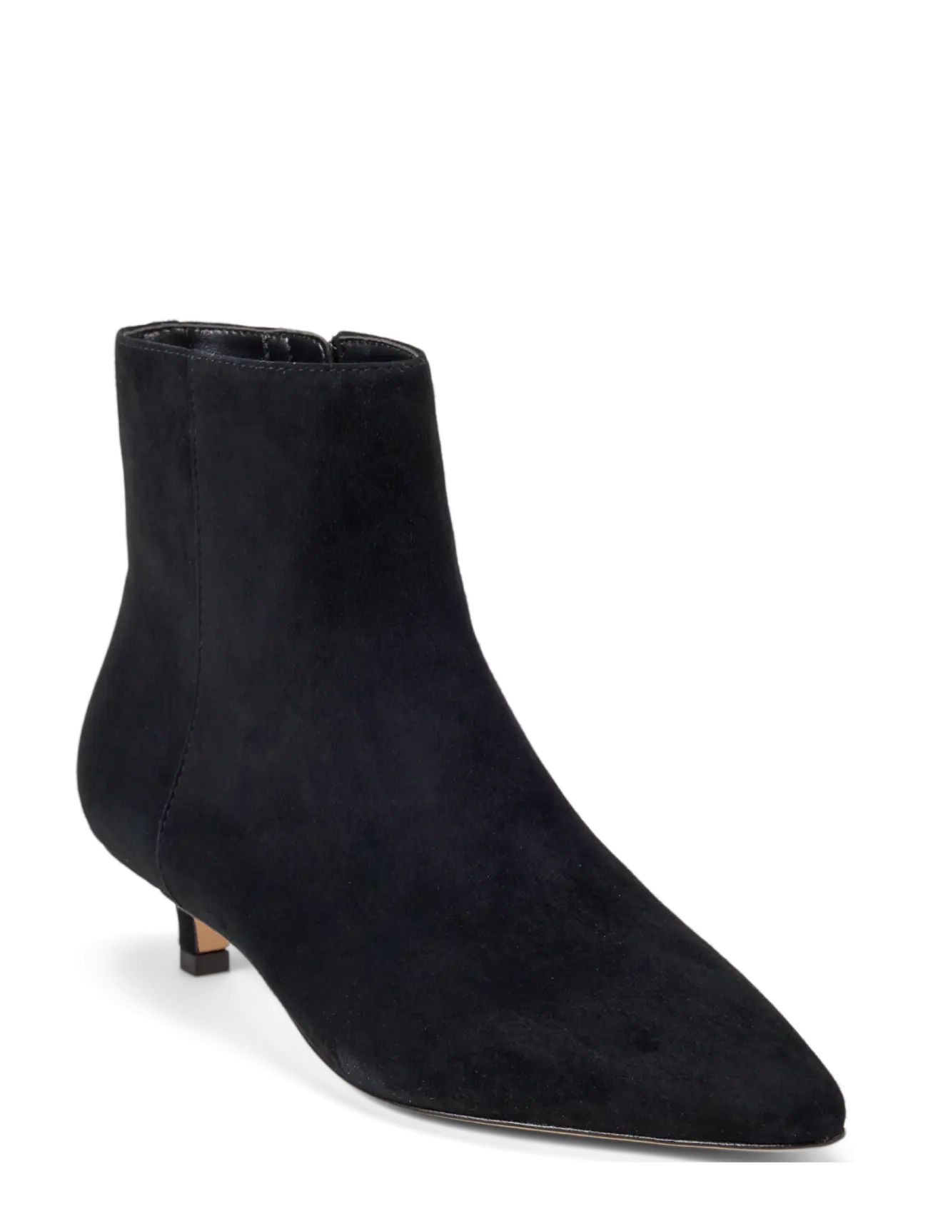 Lauren Ralph Lauren - Francesca Suede Bootie - stövletter - black - 2