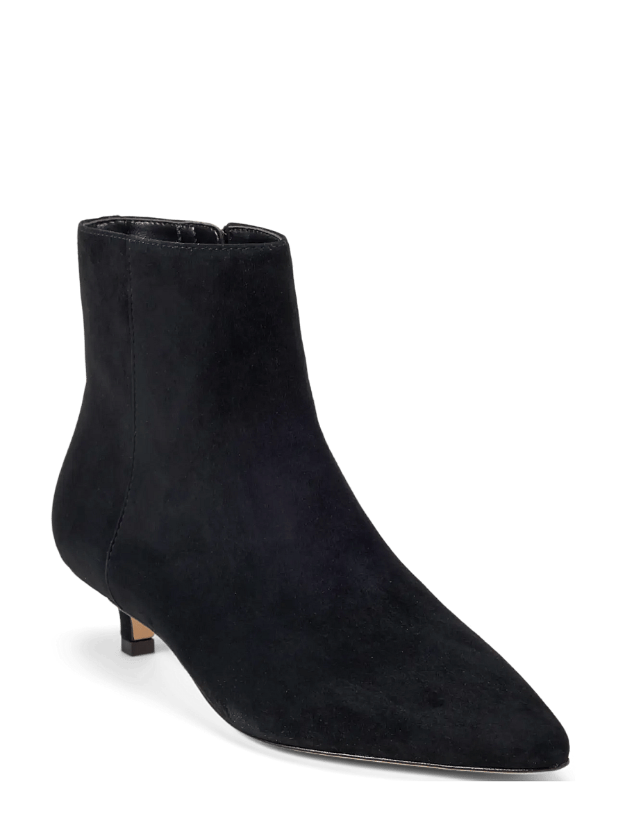 Lauren Ralph Lauren - Francesca Suede Bootie - stövletter - black - 2