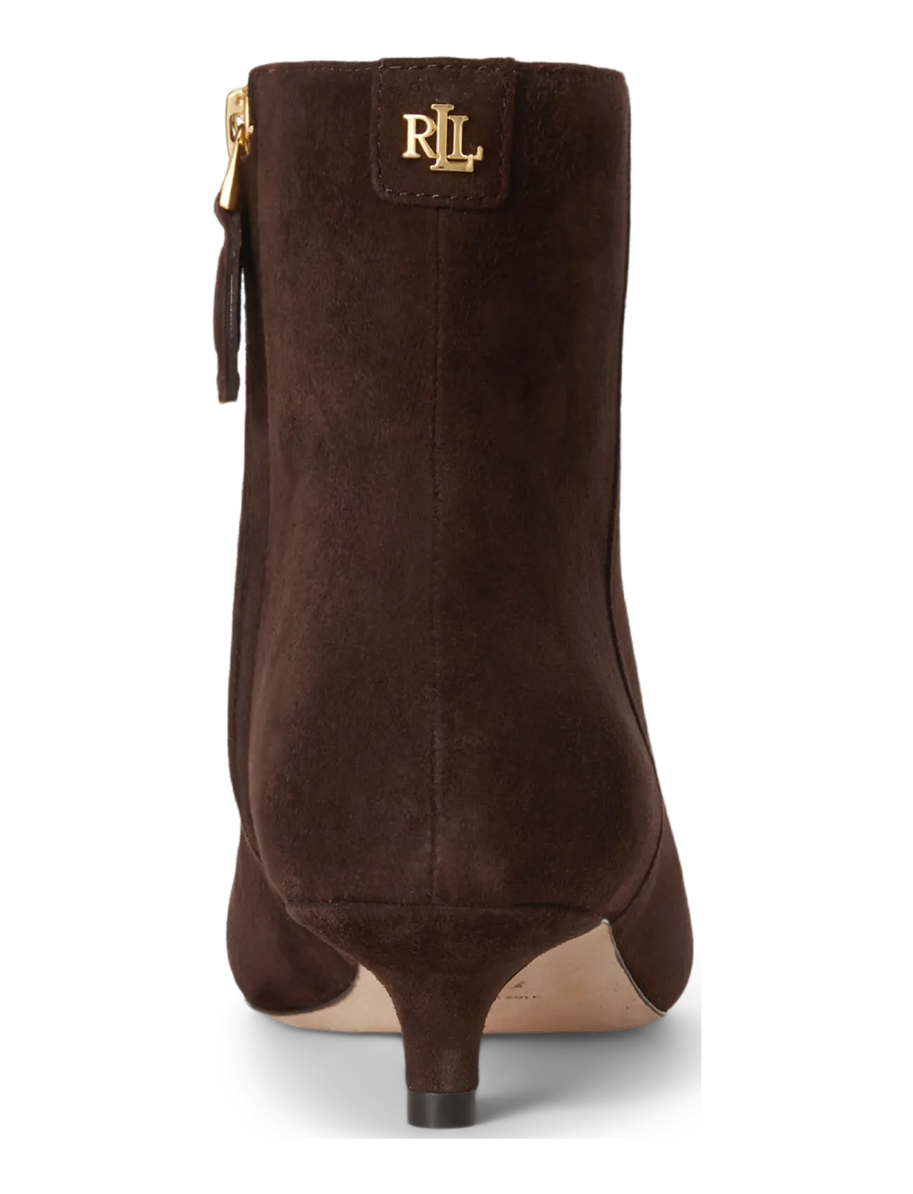 Lauren Ralph Lauren Francesca Suede Bootie - Brown - 36 2