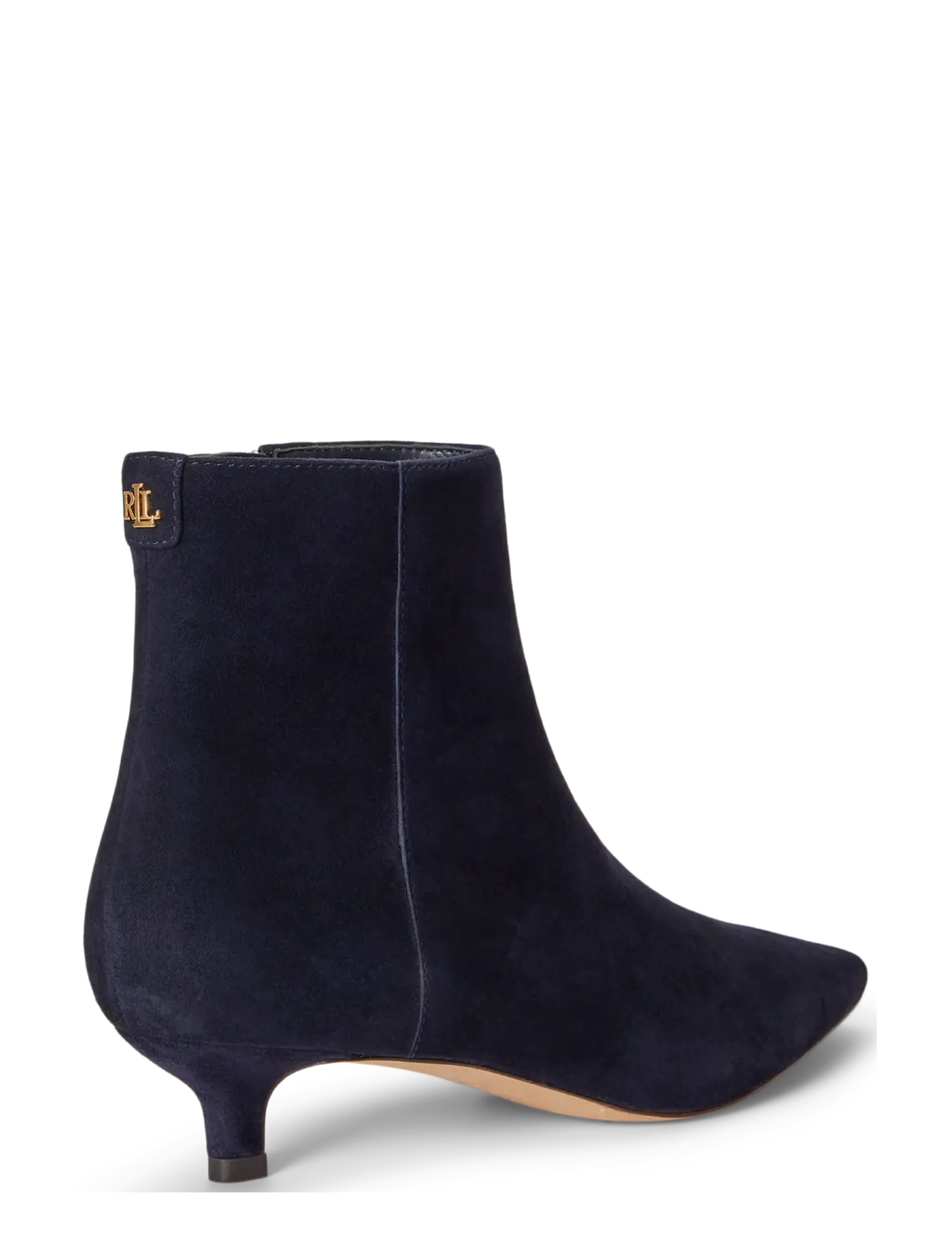Lauren Ralph Lauren - Francesca Suede Bootie - stövletter - lauren navy - 1