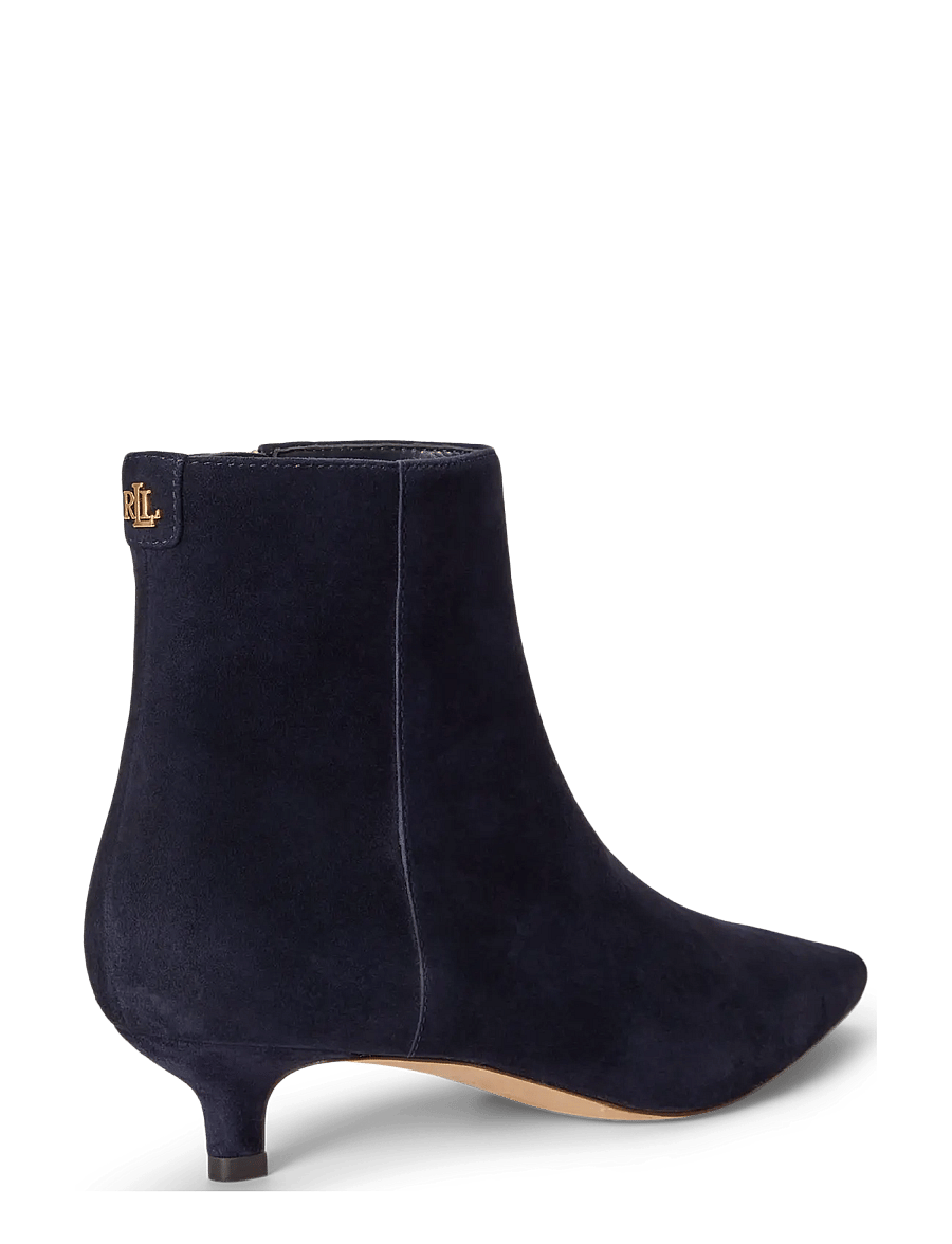 Lauren Ralph Lauren - Francesca Suede Bootie - stövletter - lauren navy - 1
