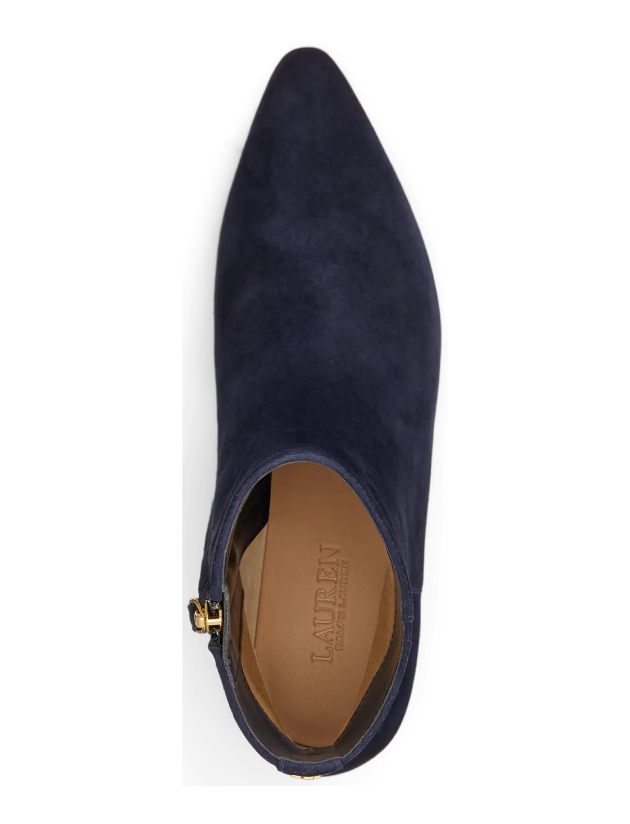 Lauren Ralph Lauren Francesca Suede Bootie - Brown - 36 3