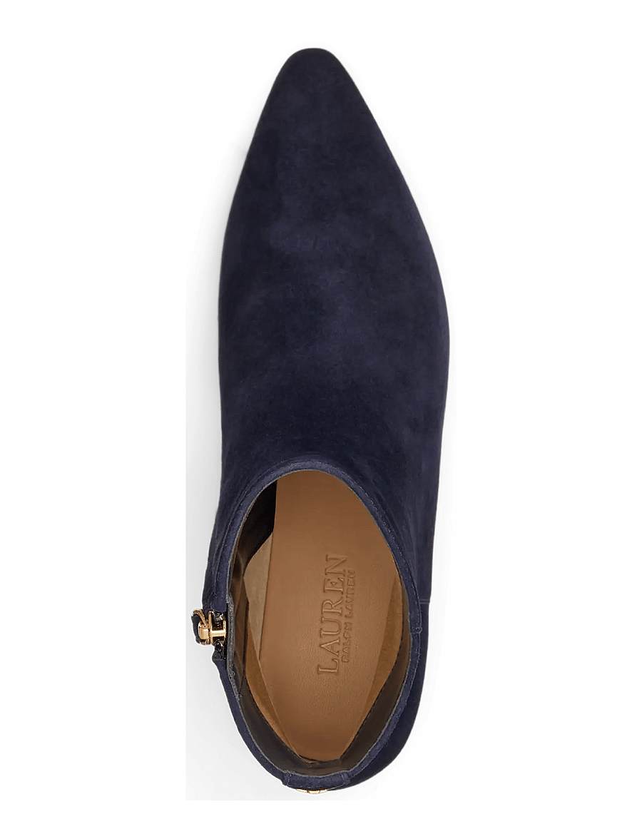 Lauren Ralph Lauren - Francesca Suede Bootie - stövletter - lauren navy - 2