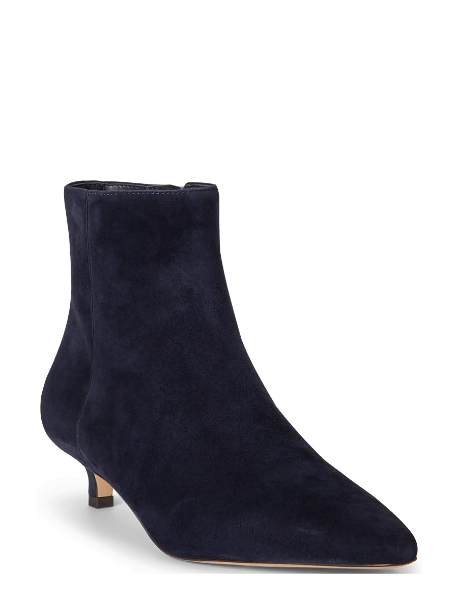 Lauren Ralph Lauren - Francesca Suede Bootie - stövletter - lauren navy - 3