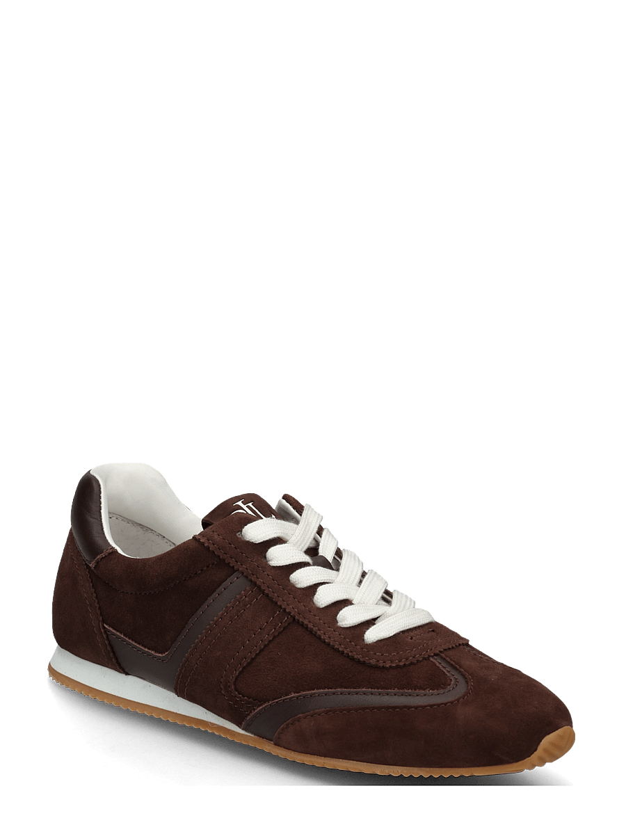 Lauren Ralph Lauren - KIDSUEDE/SFT NPP-DANI LW PRFL-SK-LTL - niedrige sneaker - chestnut brown/ch - 0