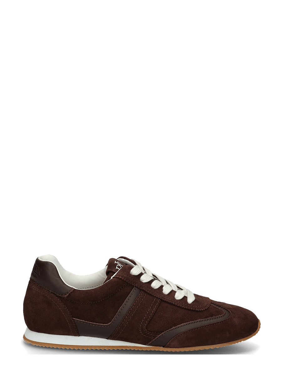 Lauren Ralph Lauren - KIDSUEDE/SFT NPP-DANI LW PRFL-SK-LTL - niedrige sneaker - chestnut brown/ch - 1